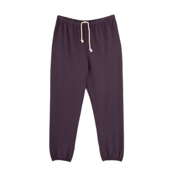 perfectwhitetee Johnny French Terry Easy Sweatpant - Vintage Black